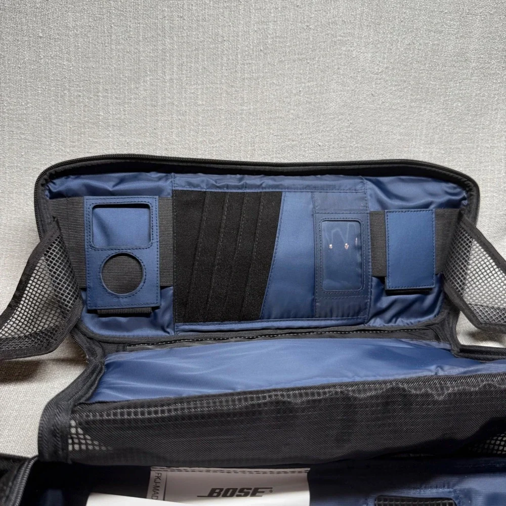 Bose Acoustic Wave II Power Case Black Travel Carrying Bag Shoulder Strap Manual